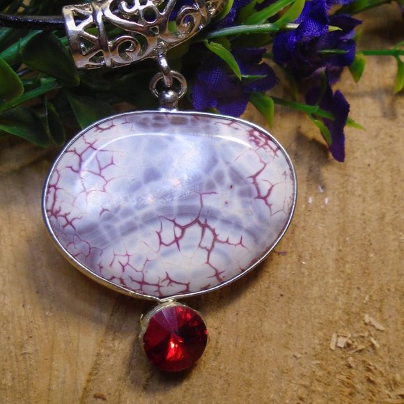 2/$25 Big Beautiful Stone Necklace - Picture 6 of 6